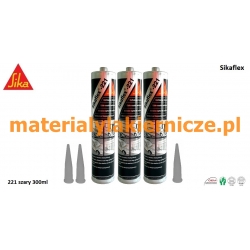 SIKA SIKAFLEX 221 szary 300ml materialylakiernicze.pl